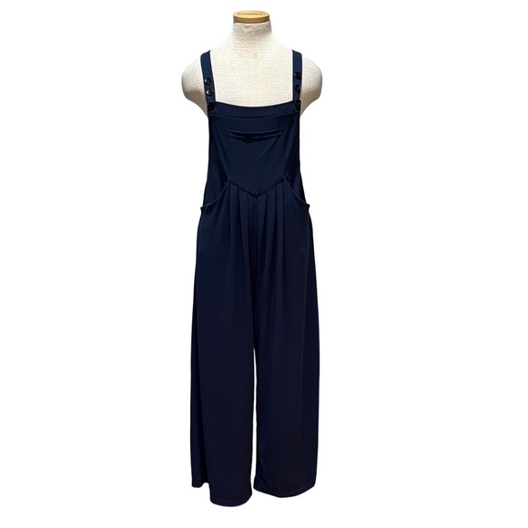 HALARA Pants - Halara navy blue overalls cozy and comfortable wide leg